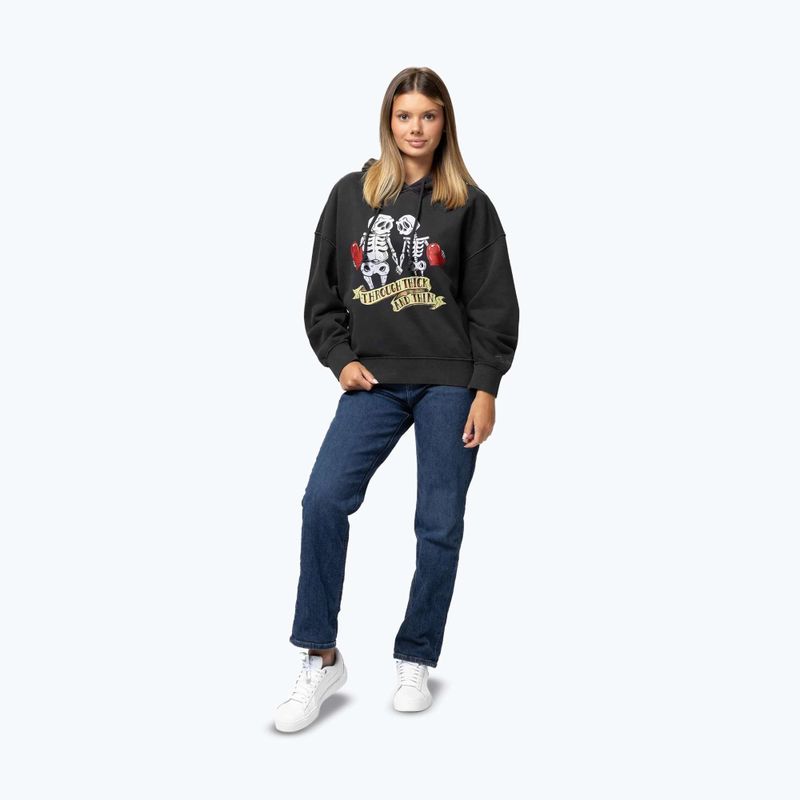 Women's sweatshirt Pitbull Thick & Thin Hooded dark graphite 2