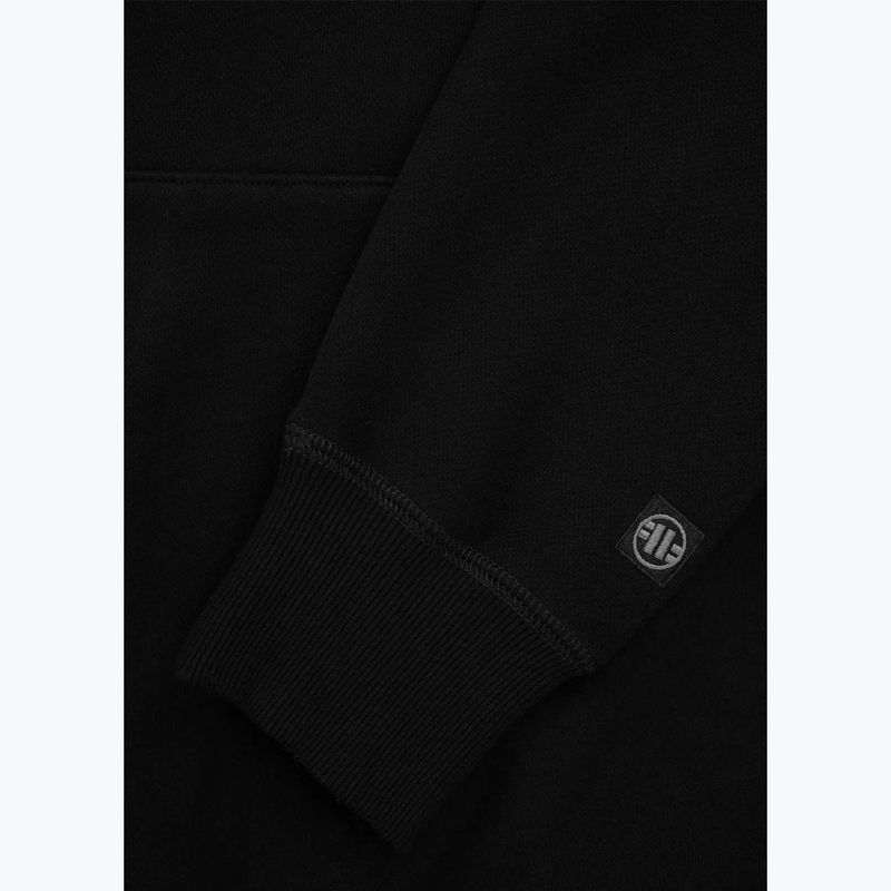 Men's sweatshirt Pitbull Blacky Hooded black 9