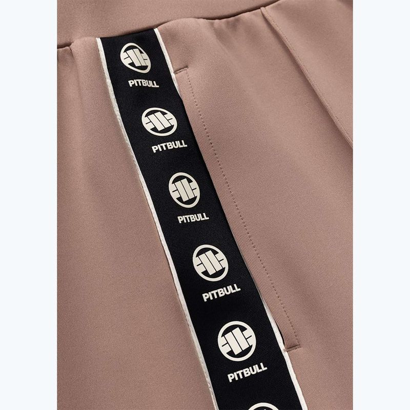 Women's trousers Pitbull Verona Wide Leg chocolate mousse 8