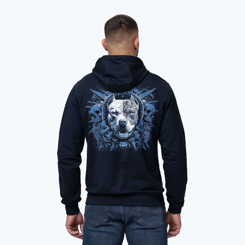 Men's sweatshirt Pitbull World Sweatshirt Hooded dark navy 3