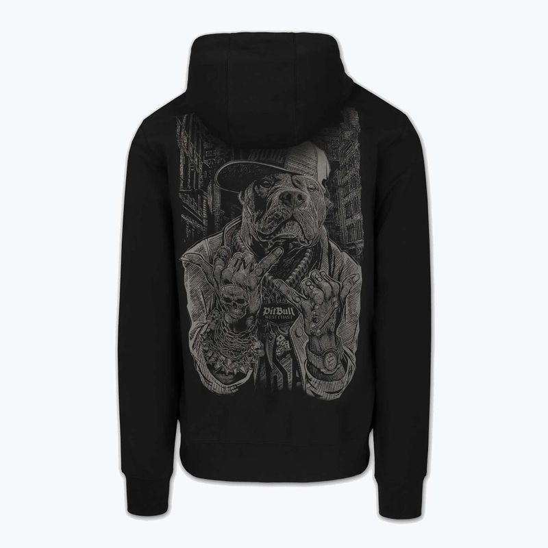 Men's sweatshirt Pitbull USA Hooded Zip black 7