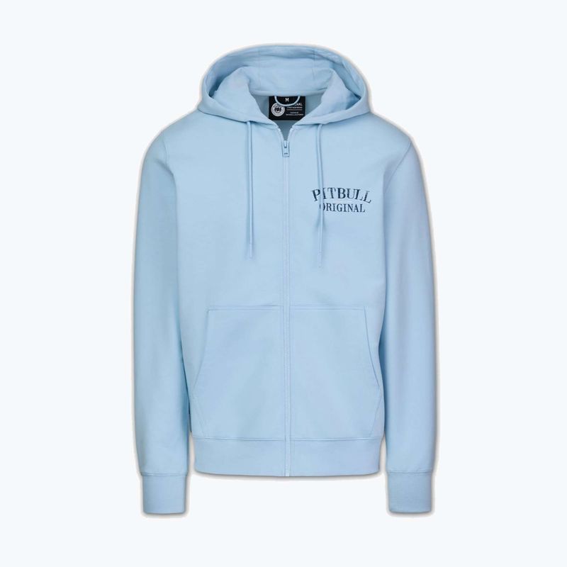 Men's sweatshirt Pitbull Midnight Sweatshirt Zip Hooded sky blue 6