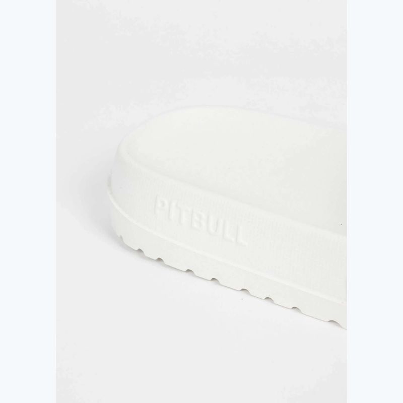 Women's slides Pitbull White logo 13
