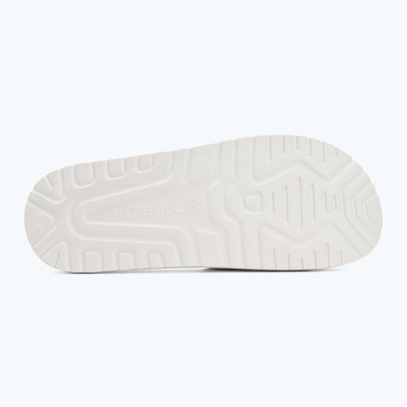 Women's slides Pitbull White logo 4