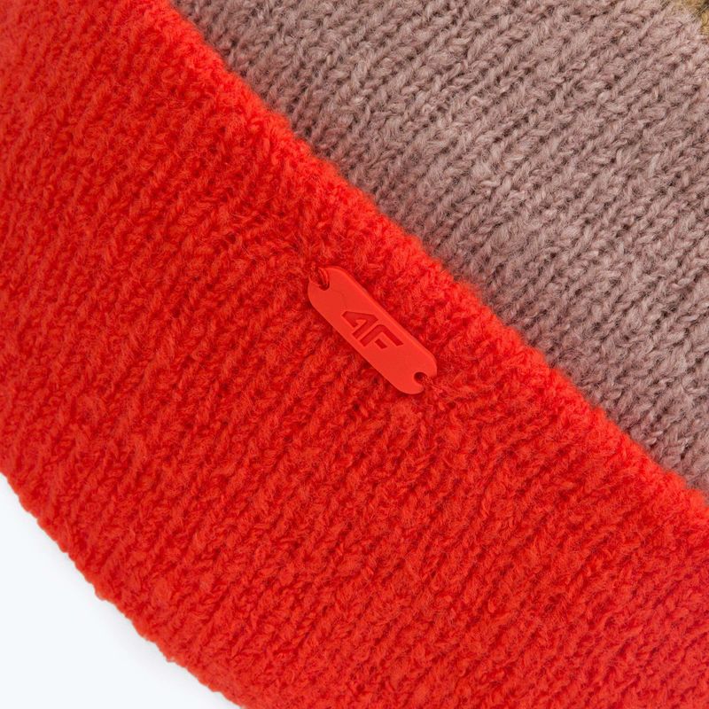 Women's winter beanie 4F coloured H4Z22-CAD011 3