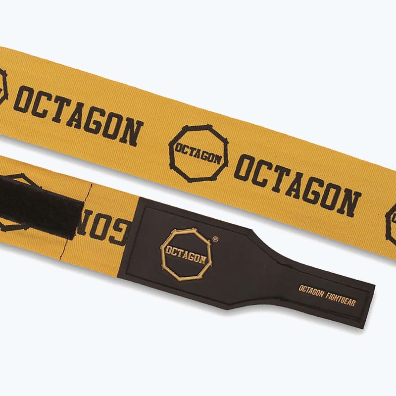 Boxing wraps Octagon Fightgear Supreme Printed 300 cm gold 3