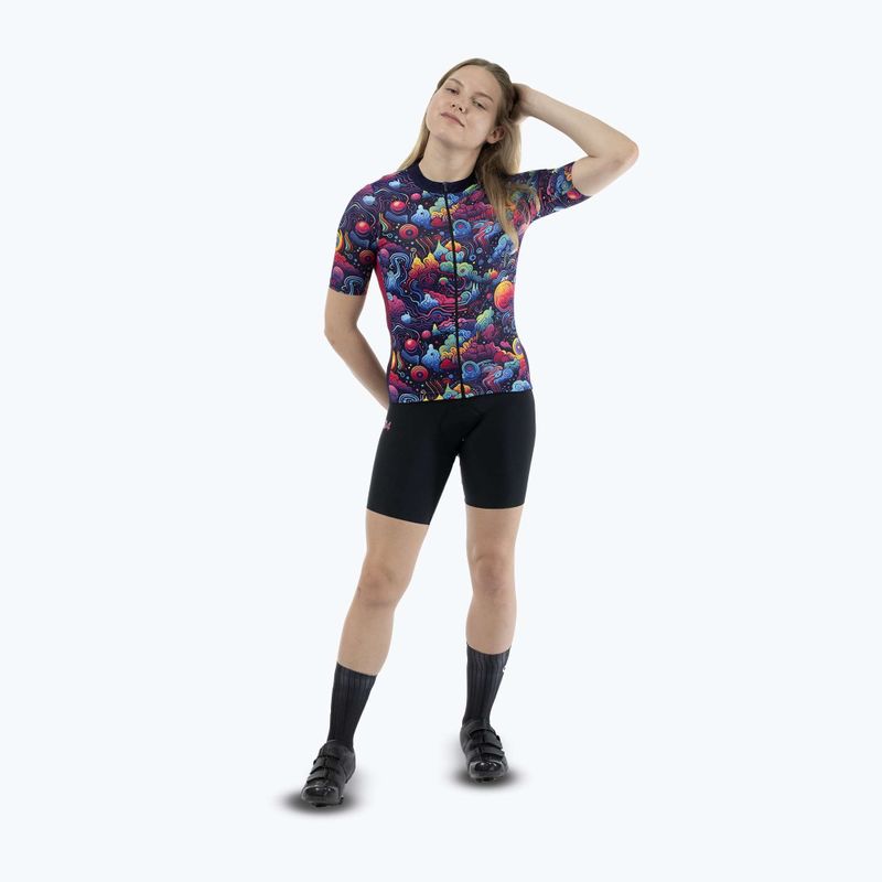 Women's cycling jersey Quest Pink Cosmos W 2