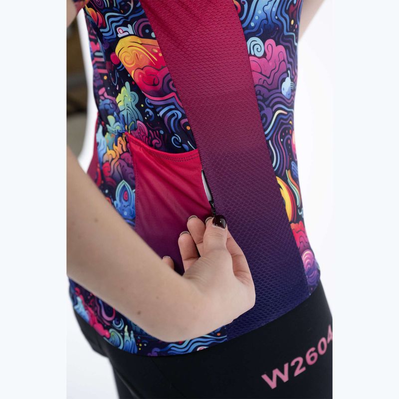 Women's cycling jersey Quest Pink Cosmos W 5