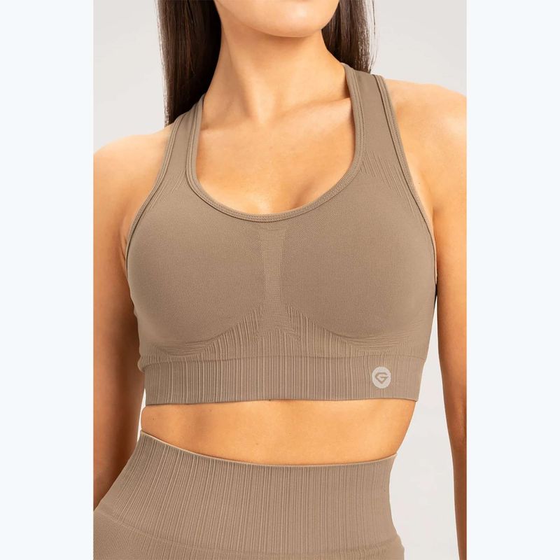 Gym Glamour Push Up Nude 320 fitness bra 3