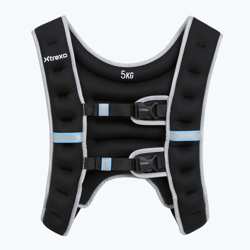 XTREXO 5kg weight training waistcoat black WV-05