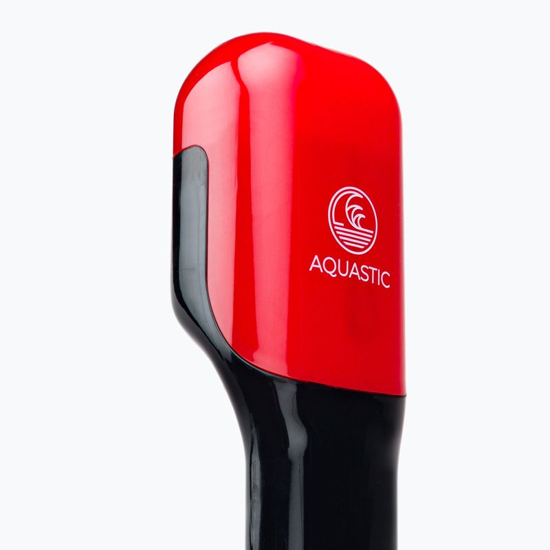 Full face mask for snorkelling AQUASTIC red SMA-01SC 12