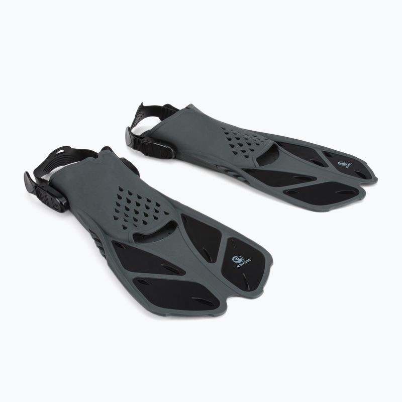 AQUASTIC Snorkelling Kit Black SMFK-01LC 3