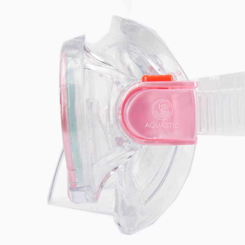 AQUASTIC Children's Snorkelling Kit Pink MSFK-01SR 15
