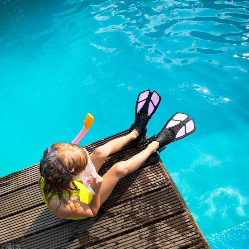 AQUASTIC Children's Snorkelling Kit Pink MSFK-01SR 22