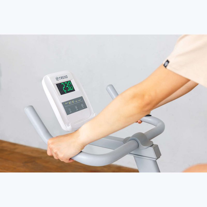 XTREXO stationary bike white EB-500S 6