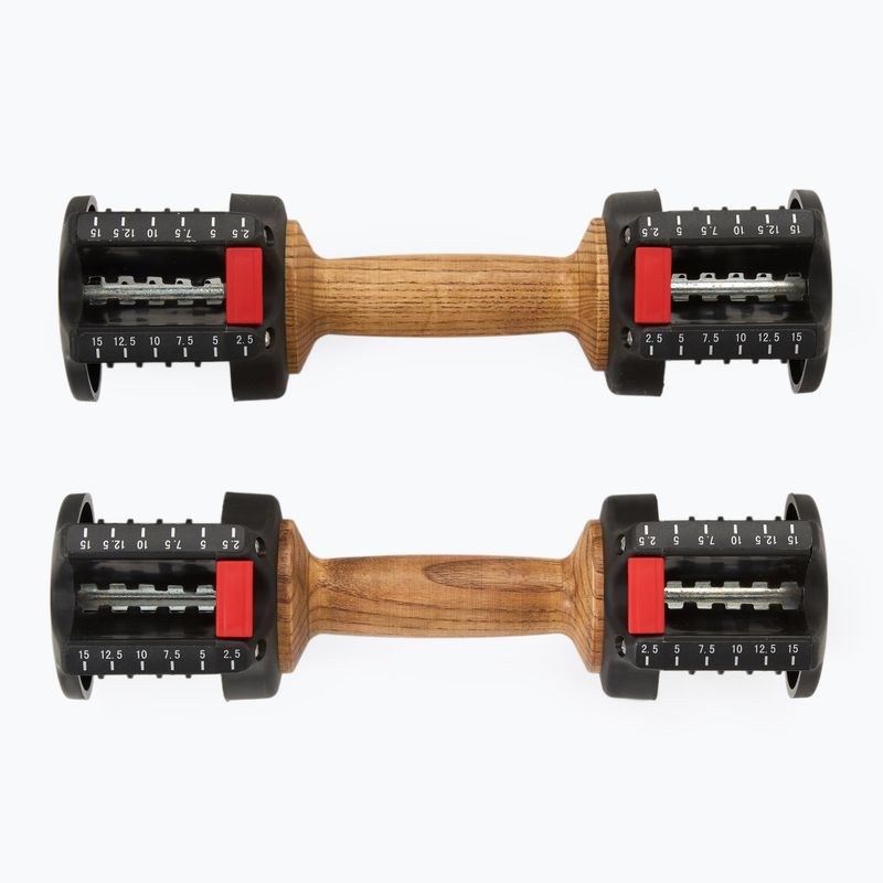 XTREXO ADS15 adjustable dumbbell/ barbell black 8