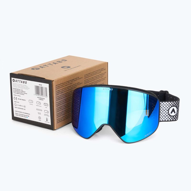 Ski goggles ATTABO narciarskie Kinik black 12