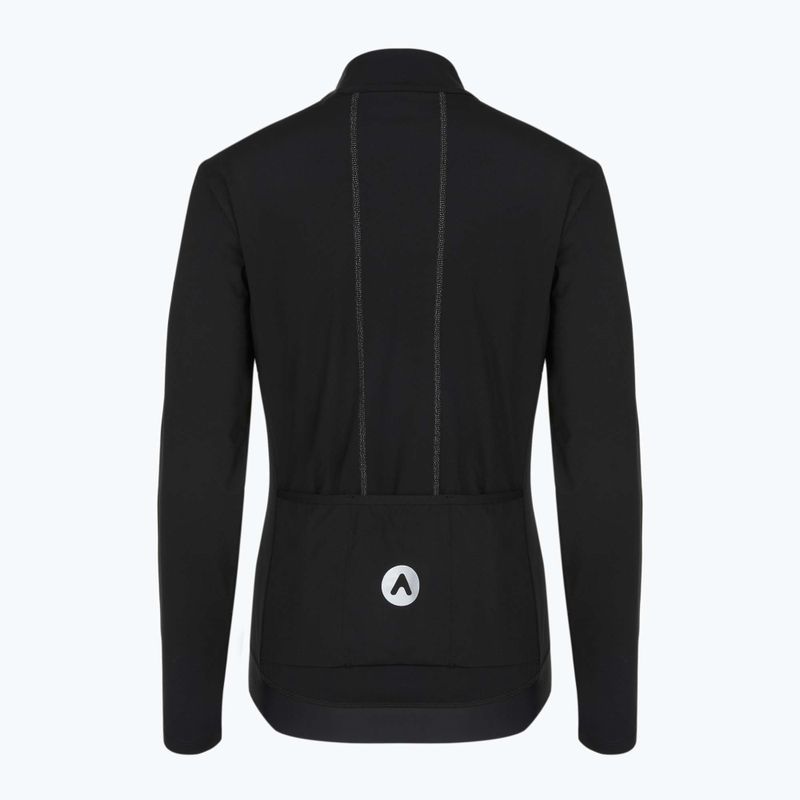 Women's cycling sweatshirt ATTABO FLEERO REF insulated black 10