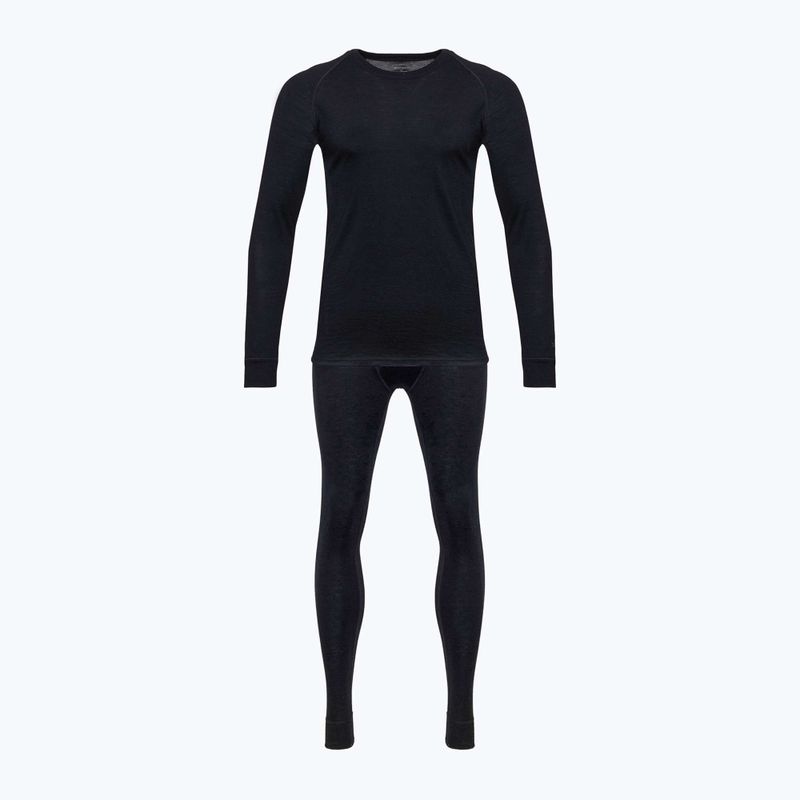 WOOLCANO Merino men's thermal underwear set SET0540 black 10