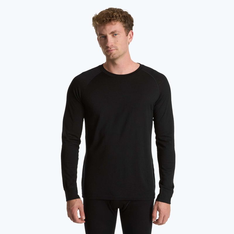WOOLCANO Merino men's thermal underwear set SET0540 black 4