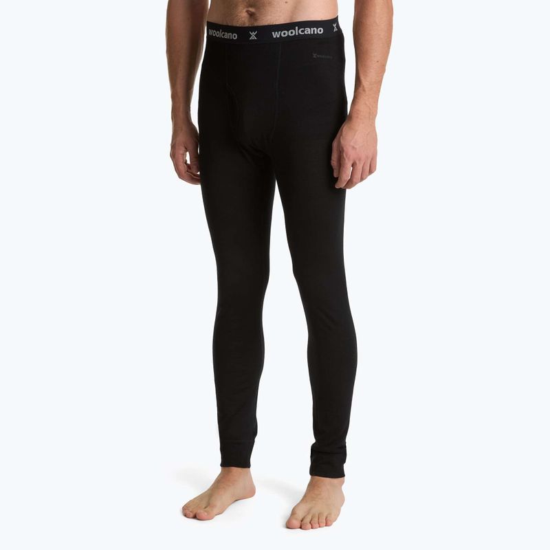 WOOLCANO Merino men's thermal underwear set SET0540 black 7