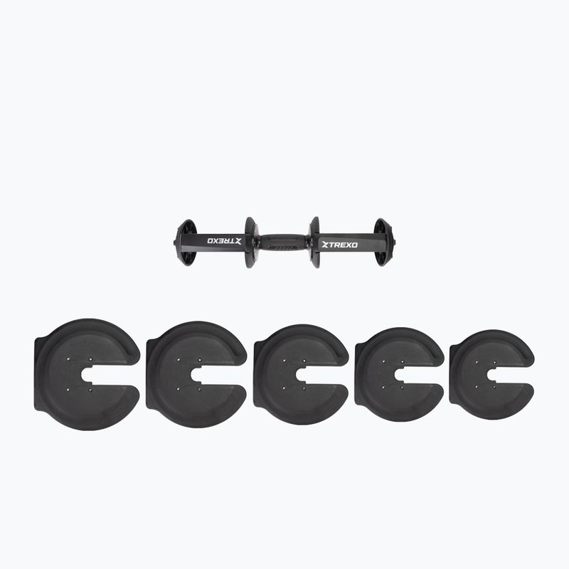 XTREXO adjustable dumbbell TXO-B4W001 40 kg black 11