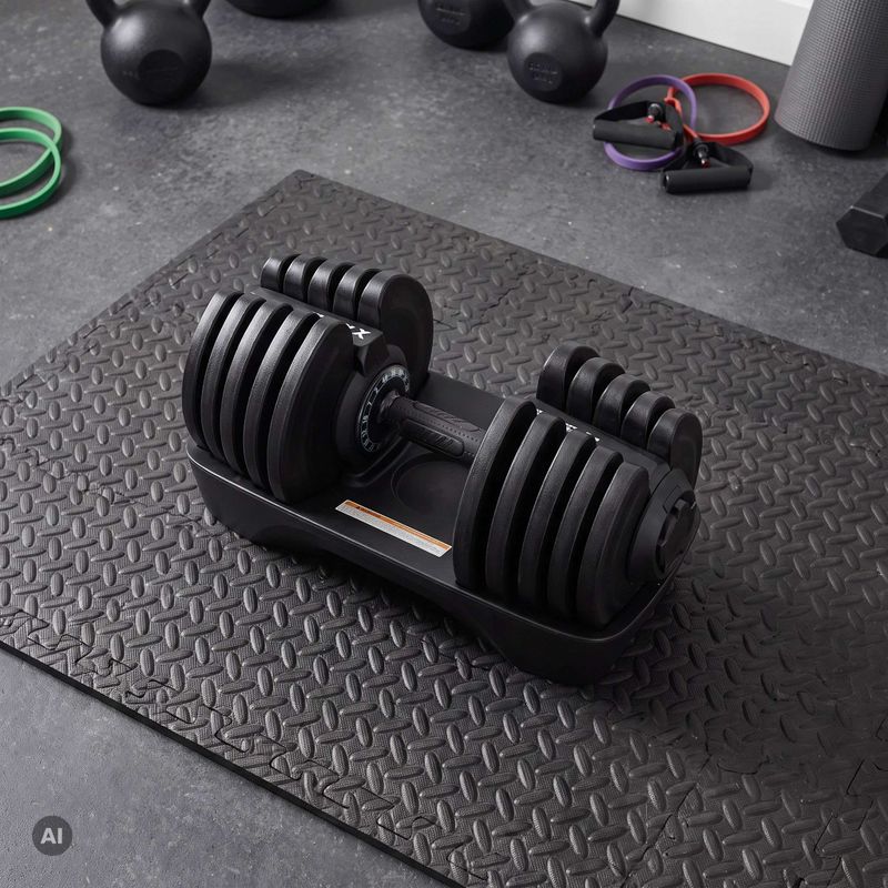 XTREXO adjustable dumbbell TXO-B4W001 40 kg black 7