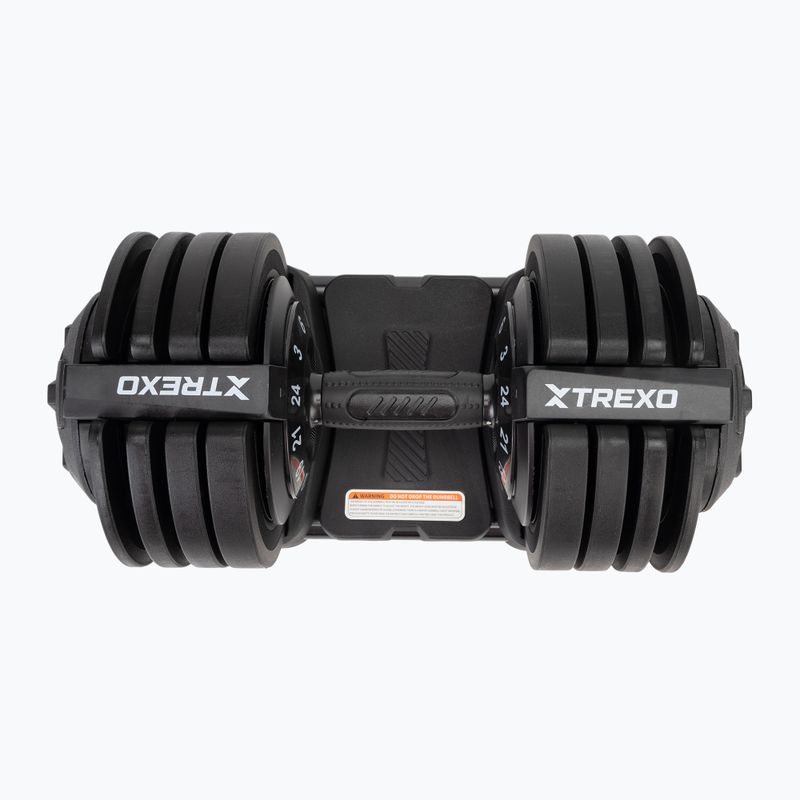 XTREXO adjustable dumbbell TXO-B4W002 24 kg black 9