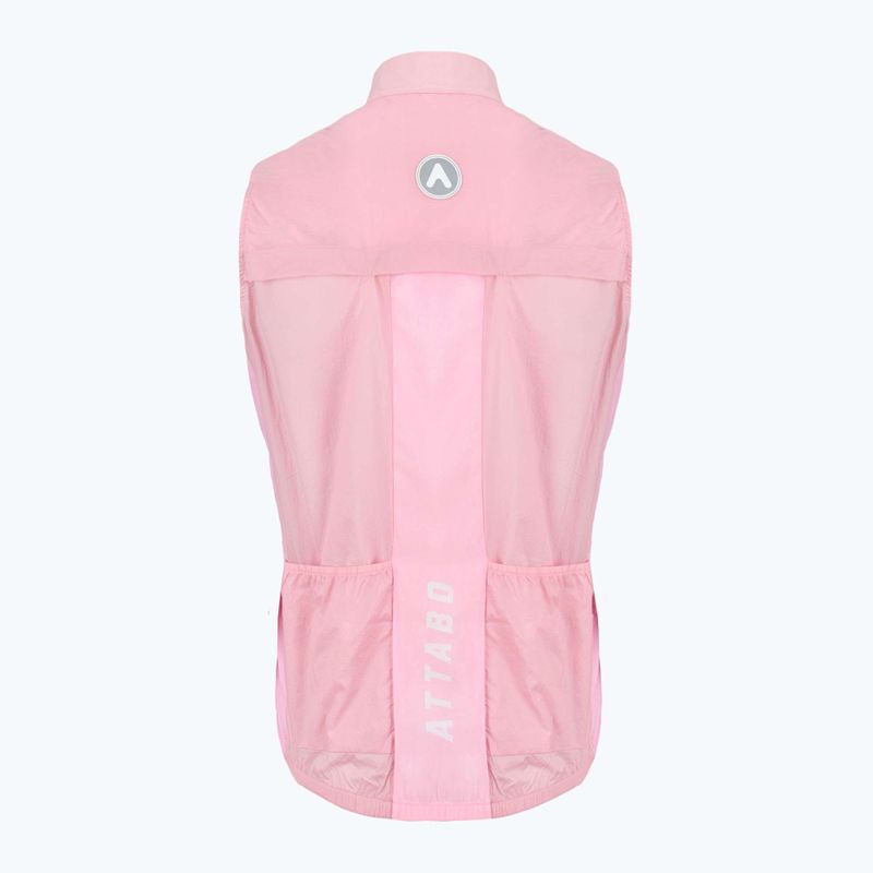 Women's cycling waistcoat ATTABO Cahayo Vest Windproof pink 10
