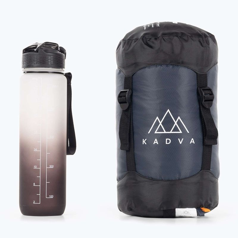 KADVA Light 1000 L sleeping bag left grey 2