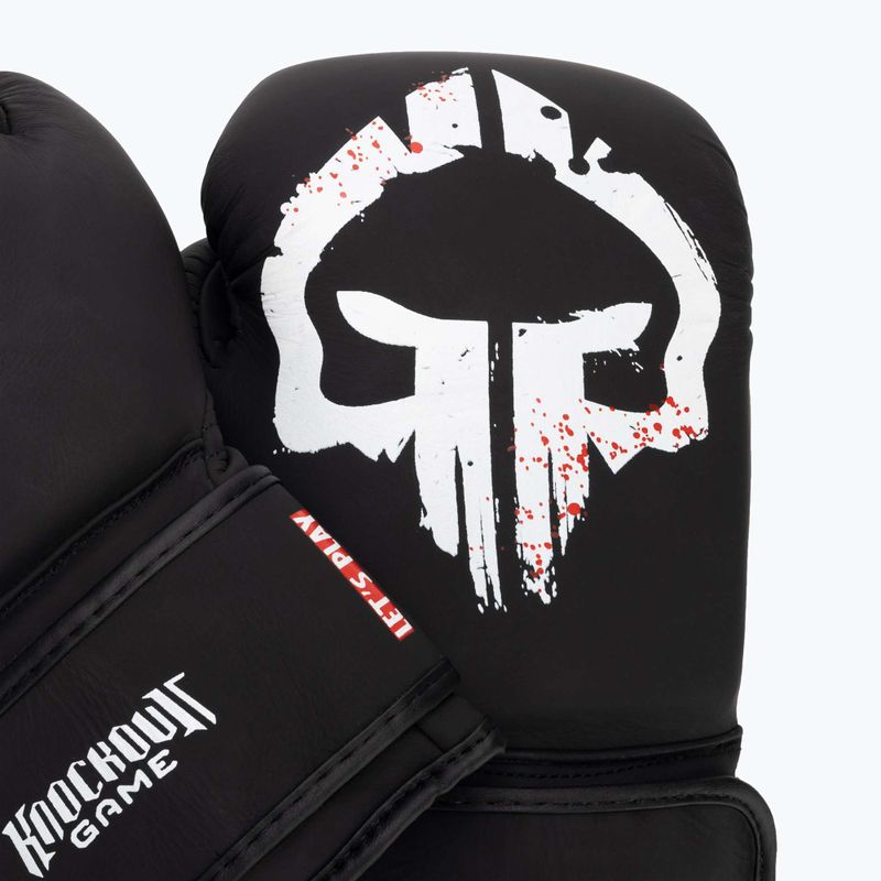 Ground Game Skullz boxing gloves black 5