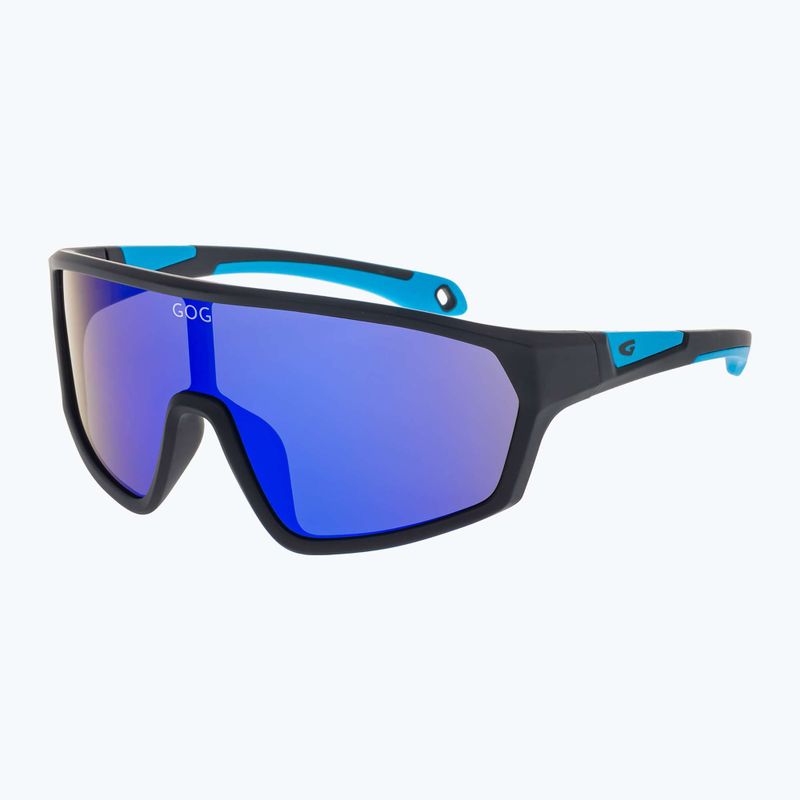 GOG Flint matt neon blue/black/polychromatic blue children's sunglasses 2