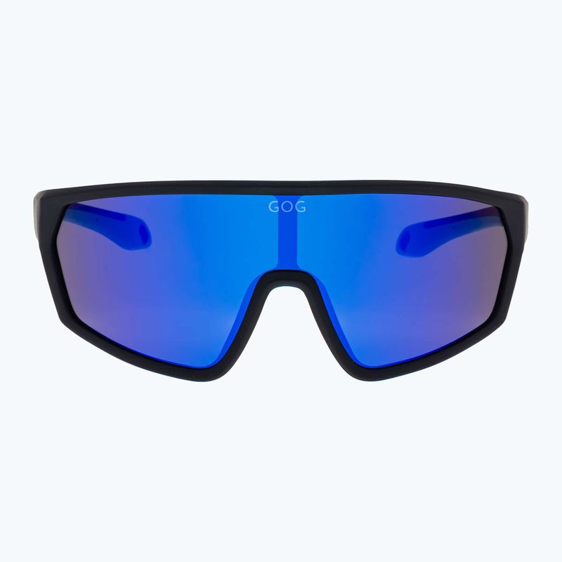 GOG Flint matt neon blue/black/polychromatic blue children's sunglasses 3