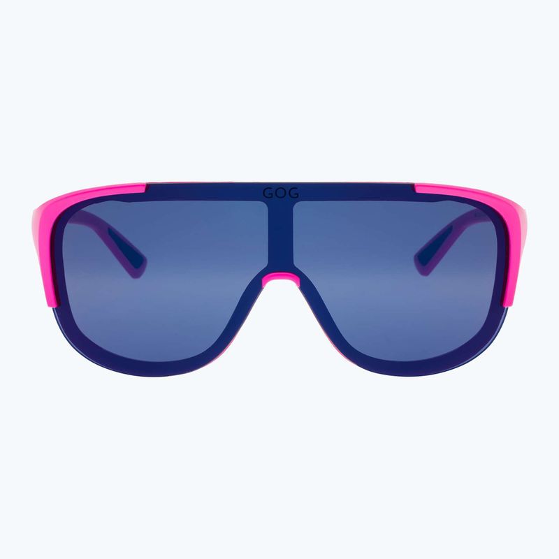 GOG Medusa matt neon pink/black/reflex blue sunglasses 2