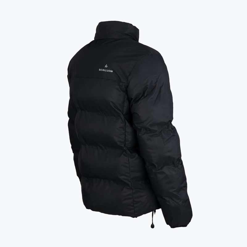 Men's insulated jacket BERGSON Snowy Wolf Micro-Therm black 2
