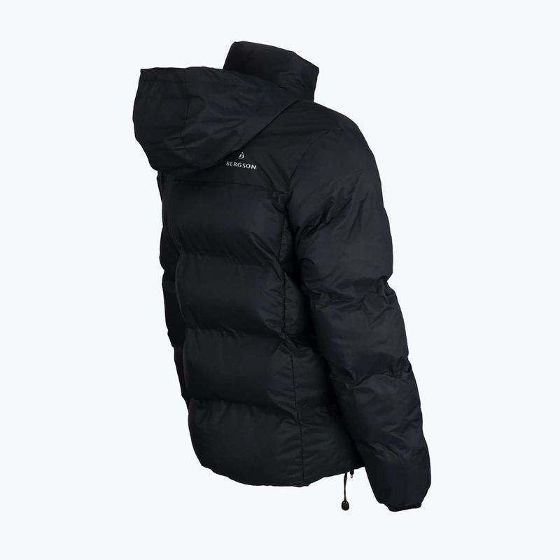 Men's insulated jacket BERGSON Snowy Wolf Micro-Therm black 4