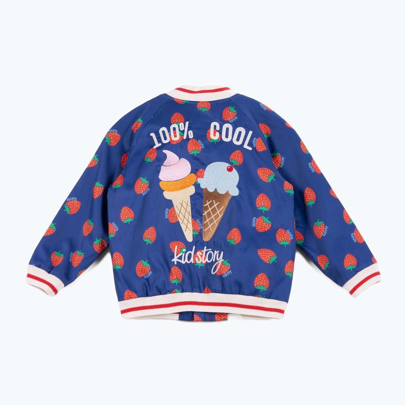 KID STORY children's jacket Bio Finishing Bomber strawberry 3
