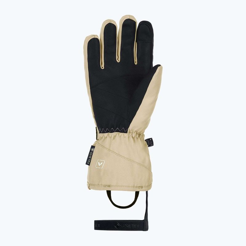 Women's ski gloves Viking Sherpa 2.0 Gore-Tex Ski beige/white 3