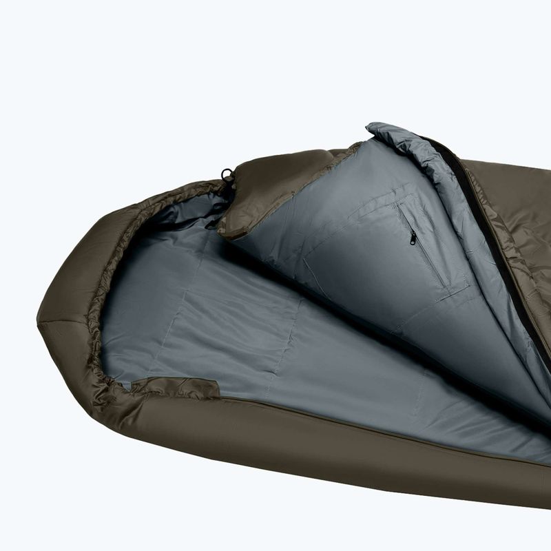Alpinus Wide & Long Fiber Pro sleeping bag 1250 230 cm/right olive 2