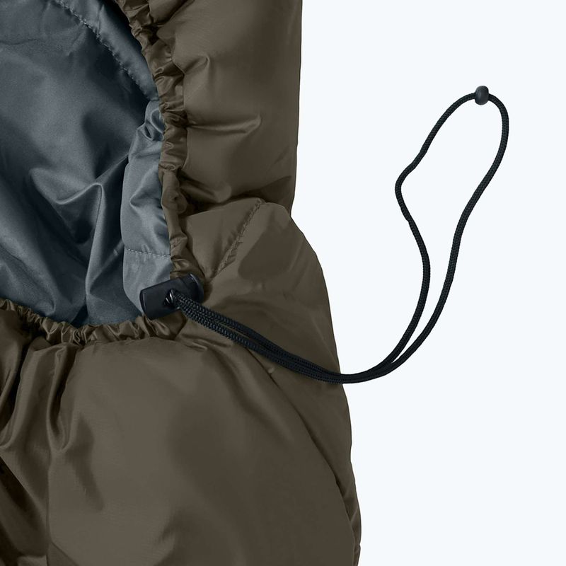 Alpinus Wide & Long Fiber Pro sleeping bag 1250 230 cm/right olive 3