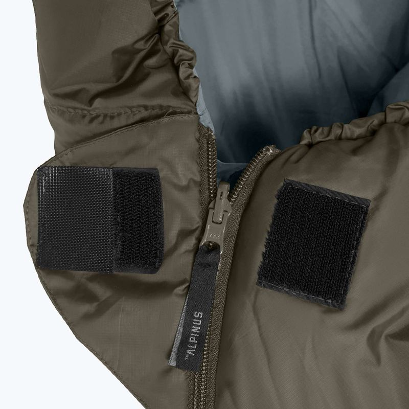 Alpinus Wide & Long Fiber Pro sleeping bag 1250 230 cm/right olive 4