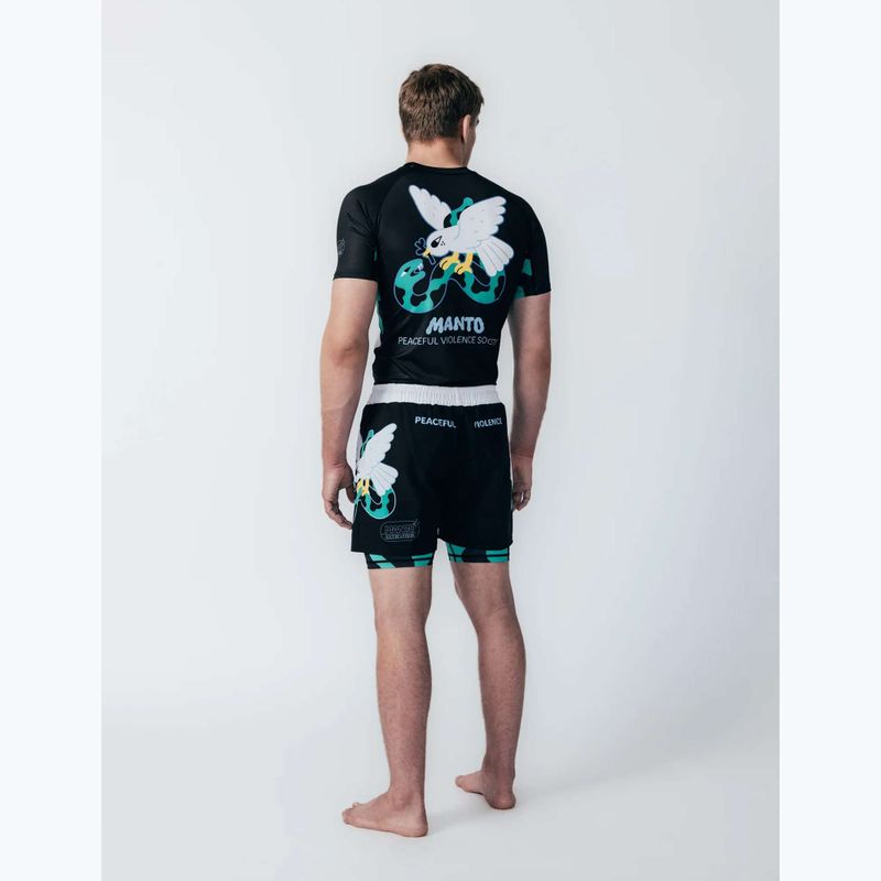 Men's training shorts MANTO Dove black 8