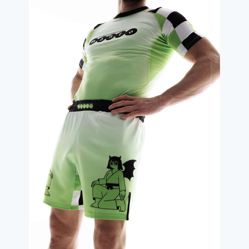Men's training shorts MANTO Two Sides green 7