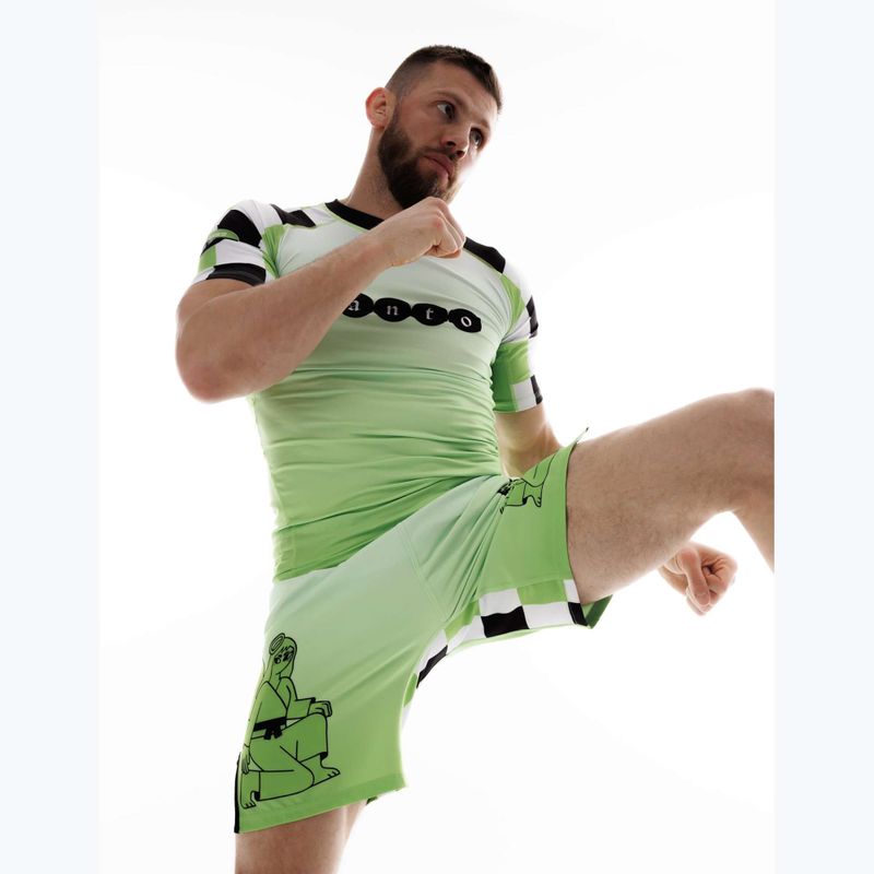Men's training shorts MANTO Two Sides green 9