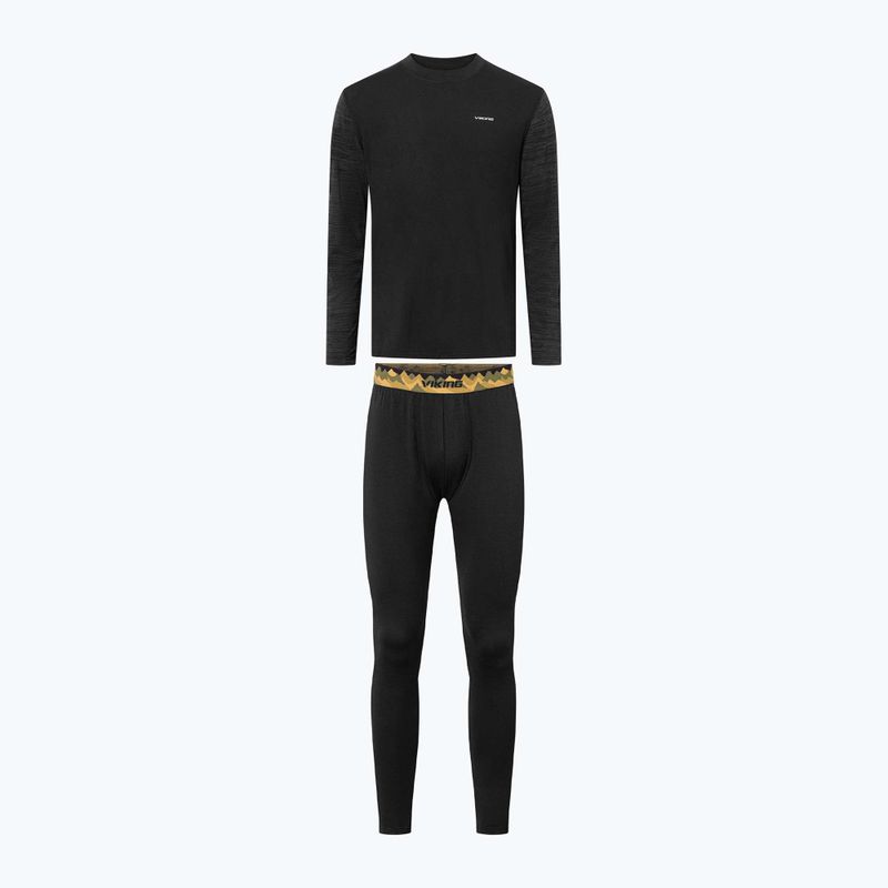 Men's thermal underwear set Viking Novena black 7