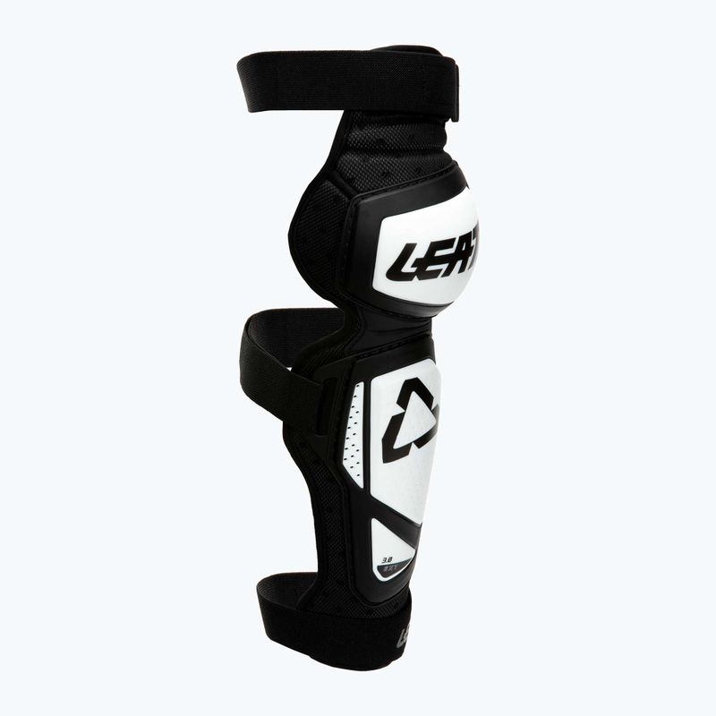 Leatt 3.0 EXT bicycle knee protectors black and white 5019210150 2