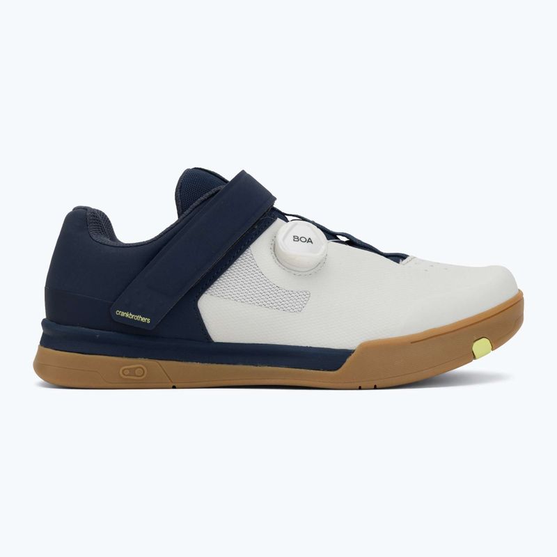 Cycling shoes MTB Crankbrothers Mallet BOA navy grey/gum outsole 2
