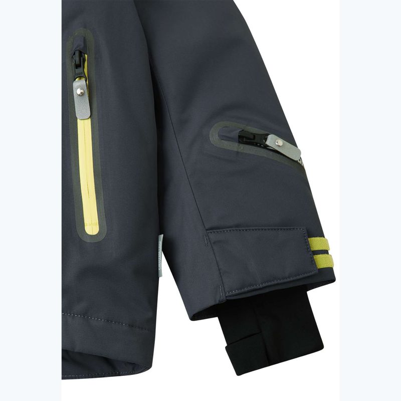 Children's ski jacket Reima Kairala soft black 9