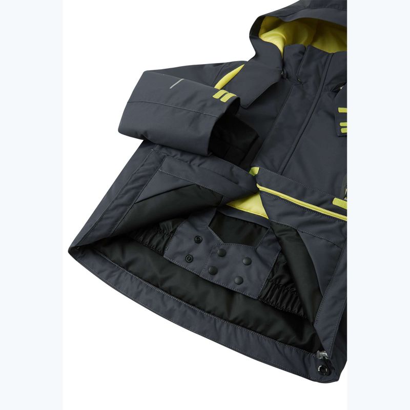 Children's ski jacket Reima Kairala soft black 11