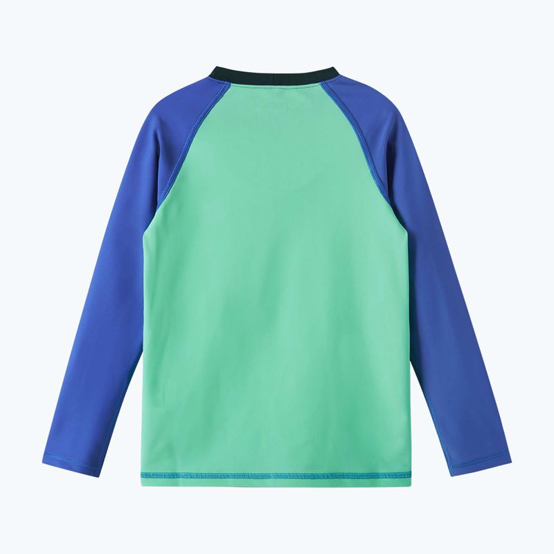 Children's swimming longsleeve Reima Kroolaus fresh mint 2